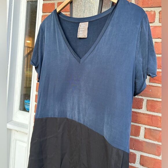 Dolan Left Coast Horizon Colorblock V-Neck Dress - Picture 5 of 8